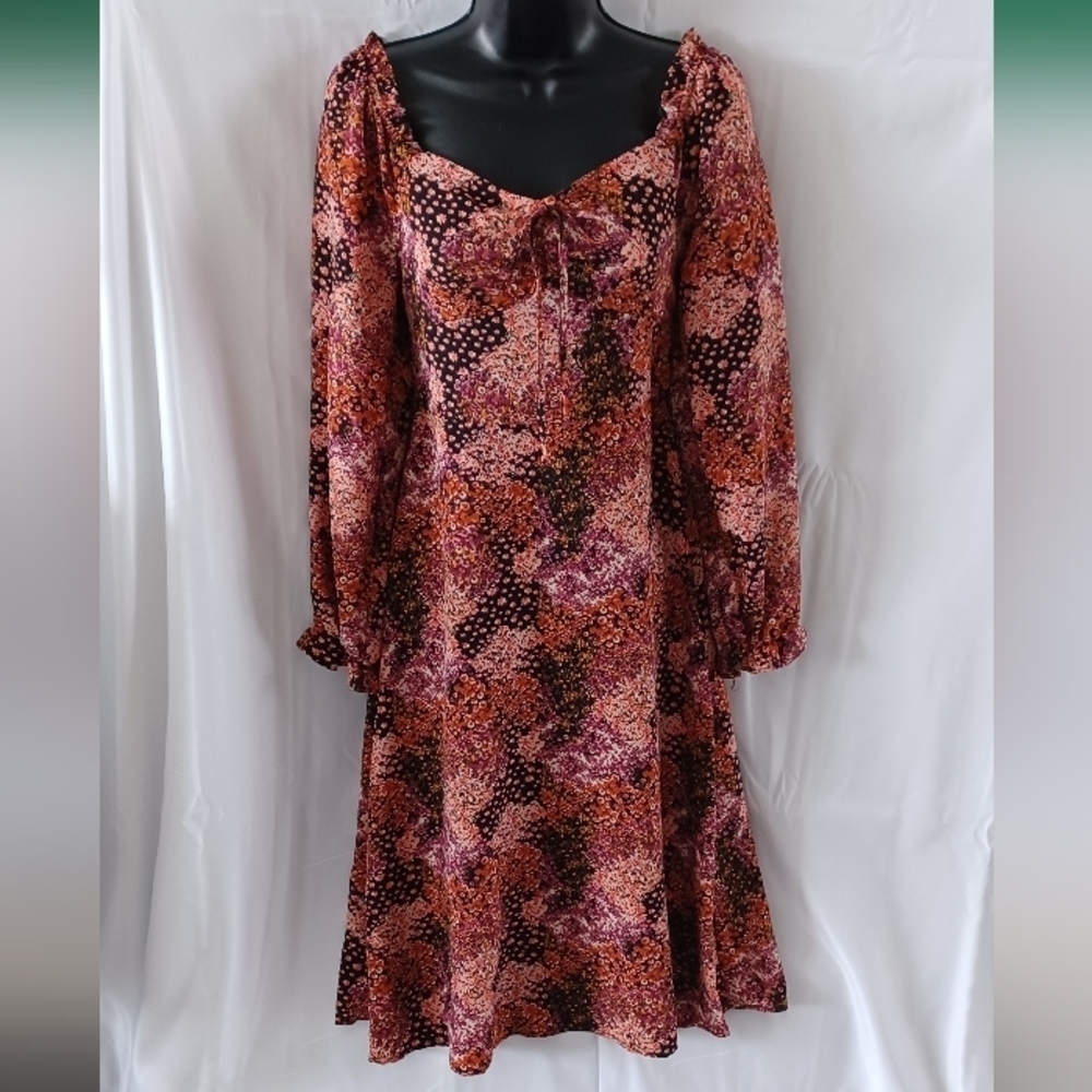 Lily Rose Floral Long Sleeve Dress, size S